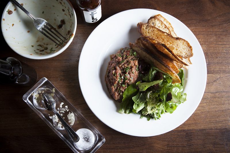 Steak Tartar estilo Employees Only de Nueva York